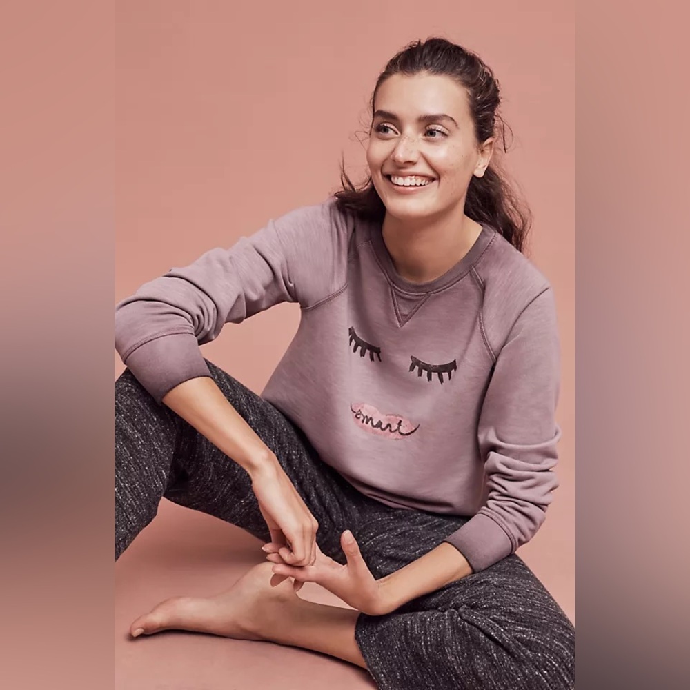 Anthropologie Saturday Sunday sentiment sweater